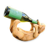 Duncan The Drunken Dog Bottle Holder Natural 35cm