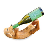 Duncan The Drunken Dog Bottle Holder Natural 35cm