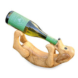 Duncan The Drunken Dog Bottle Holder Natural 35cm