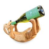 Duncan The Drunken Dog Bottle Holder Natural 35cm