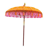 Sunset Bloom Bali Sun Parasol (orange and pink) 2m (with pole joint)