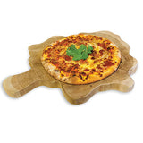 Rustic Solid Teak Chopping Board with handle 40x49cm (approx)