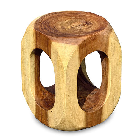 Olive Lamp Table/Stool