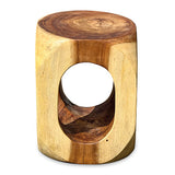 Olive Lamp Table/Stool