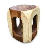 Olive Lamp Table/Stool