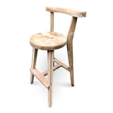 Sit Back & Relax Teak Bar Stool