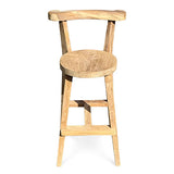 Sit Back & Relax Teak Bar Stool