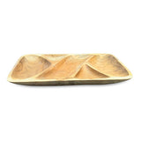 Teak 5 Sections Nibble Bowl