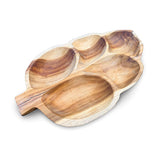 Sharing Leaf Platter 5 Sections 42cm