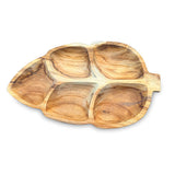 Sharing Leaf Platter 5 Sections 42cm