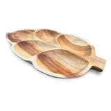 Sharing Leaf Platter 5 Sections 42cm