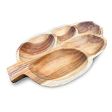 Sharing Leaf Platter 5 Sections 42cm