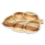 Sharing Leaf Platter 5 Sections 42cm
