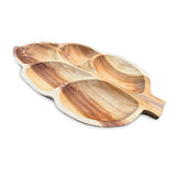 Sharing Leaf Platter 5 Sections 42cm