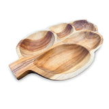 Sharing Leaf Platter 5 Sections 42cm