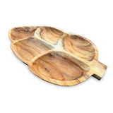 Sharing Leaf Platter 5 Sections 42cm