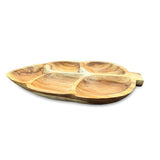 Sharing Leaf Platter 5 Sections 42cm