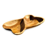 Double Heart Sharing Bowl 42cm