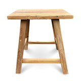 Henley Recycled Teak End Table/Stool