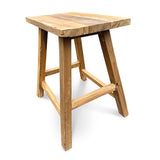 Henley Recycled Teak End Table/Stool
