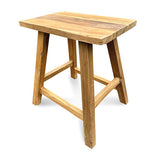 Henley Recycled Teak End Table/Stool