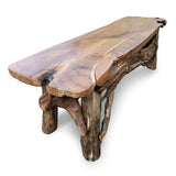 Flintstone No Back Teak Bench 150cm