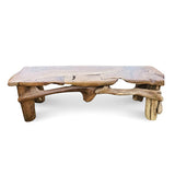 Flintstone No Back Teak Bench 150cm