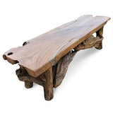 Flintstone No Back Teak Bench 150cm