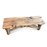 Flintstone No Back Teak Bench 150cm