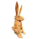 Teak Root Hare H80cm