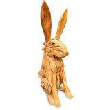 Teak Root Hare H80cm