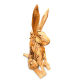 Teak Root Hare H80cm