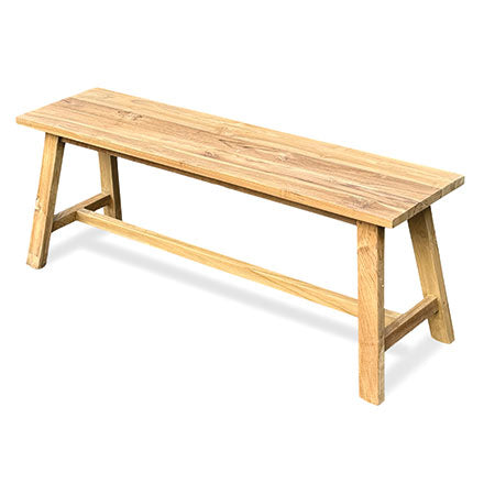 Reclaimed Teak Backless Bench 120cm