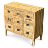 Reclaimed Teak Cabinet 9 Drawers