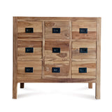 Reclaimed Teak Cabinet 9 Drawers