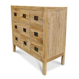 Reclaimed Teak Cabinet 9 Drawers