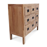 Reclaimed Teak Cabinet 9 Drawers