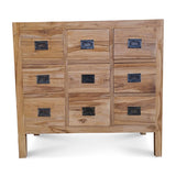Reclaimed Teak Cabinet 9 Drawers
