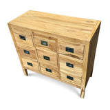 Reclaimed Teak Cabinet 9 Drawers