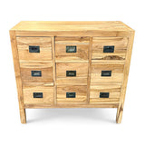 Reclaimed Teak Cabinet 9 Drawers