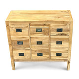Reclaimed Teak Cabinet 9 Drawers