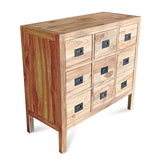 Reclaimed Teak Cabinet 9 Drawers