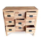 Reclaimed Teak Cabinet 9 Drawers