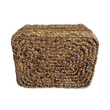 Lombok Rectangular Set of 3 Water Hyacinth & Banana Leaf Baskets (medium flexible)