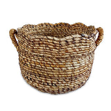 Canggu Round Set of 3 Banana Leaf Baskets (medium flexible)