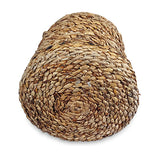 Java Round Set of 3 Banana Leaf & Rattan Baskets (hard flexible)