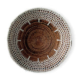 Banana Leaf & Macrame Wall Décor Disks set of 3 (40, 50, 60cm)