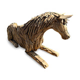 Teak Stallion Horse Bench