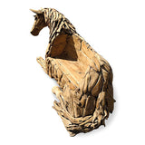 Teak Stallion Horse Bench